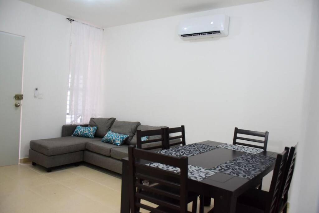 Departamento residencial con alberca Cancún Exterior foto